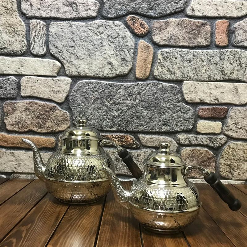 Bal%20Peteği%20Modelli%20Bakır%20Çaydanlık,%20B15152